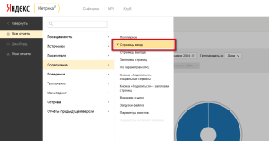 Где найти отчет по страницам входа в Яндекс Метрике 2.0