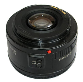 Пластмассовый байонет Canon EF 50mm f/1.8 II