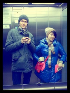 Я и Катя, 23 февраля 2013. Екатеринбург
