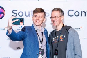 Я и Миша Шакин на South SEO Conf 2025