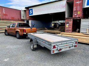 Загрузились досками - и в путь!